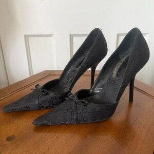 BCBGMAXAZRIA Women's Black Courts